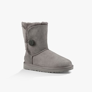 Ugg Bailey Button II Women Classic Boots Grey (2476HFSNT)